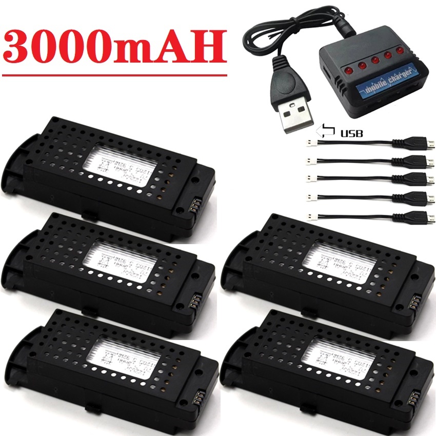 Eachine Drone E58 - Bateria Q6 para Drones 3.7V 3000mAh