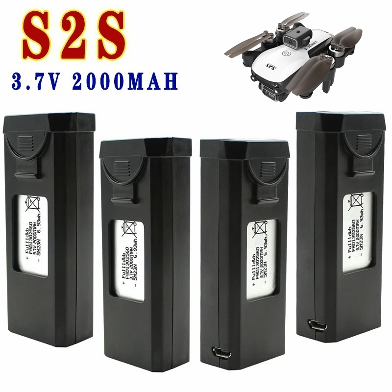 Eachine Drone E58 - Bateria para drone s2s 3.7v 2000mah