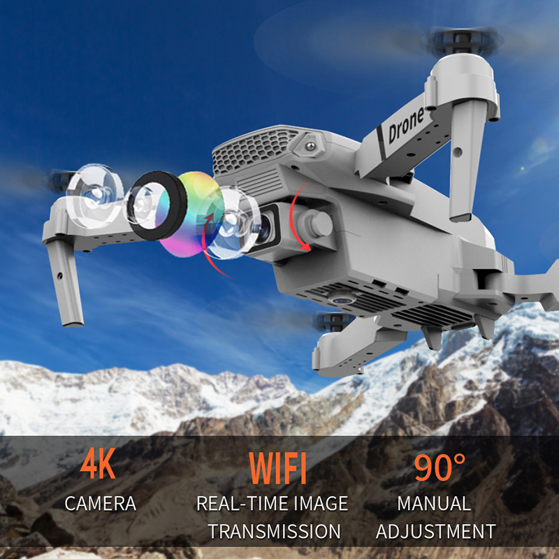 Drone Portátil E88 PRO com Est - Eachine Drone E58 avaliação e preço