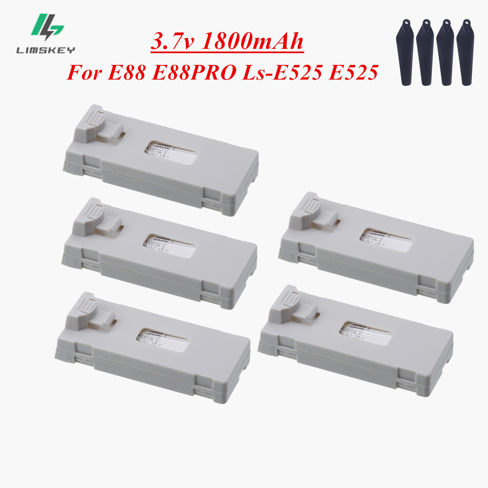 3.7v 1800mah rc drone bateria  - Eachine Drone E58 avaliação e preço