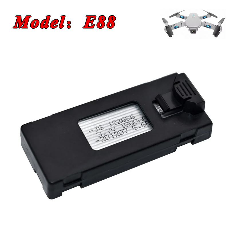 Bateria lipo 3.7v 1200mah 1800 - Eachine Drone E58 avaliação e preço