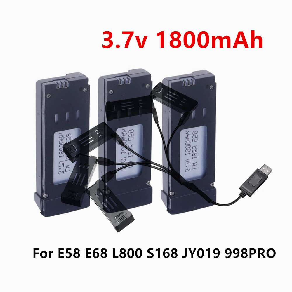 Bateria de Lítio para Drone 3. - Eachine Drone E58 avaliação e preço